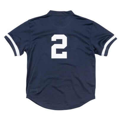 Men's Derek Jeter Navy New York Yankees Cooperstown Collection Authentic Pullover Jersey