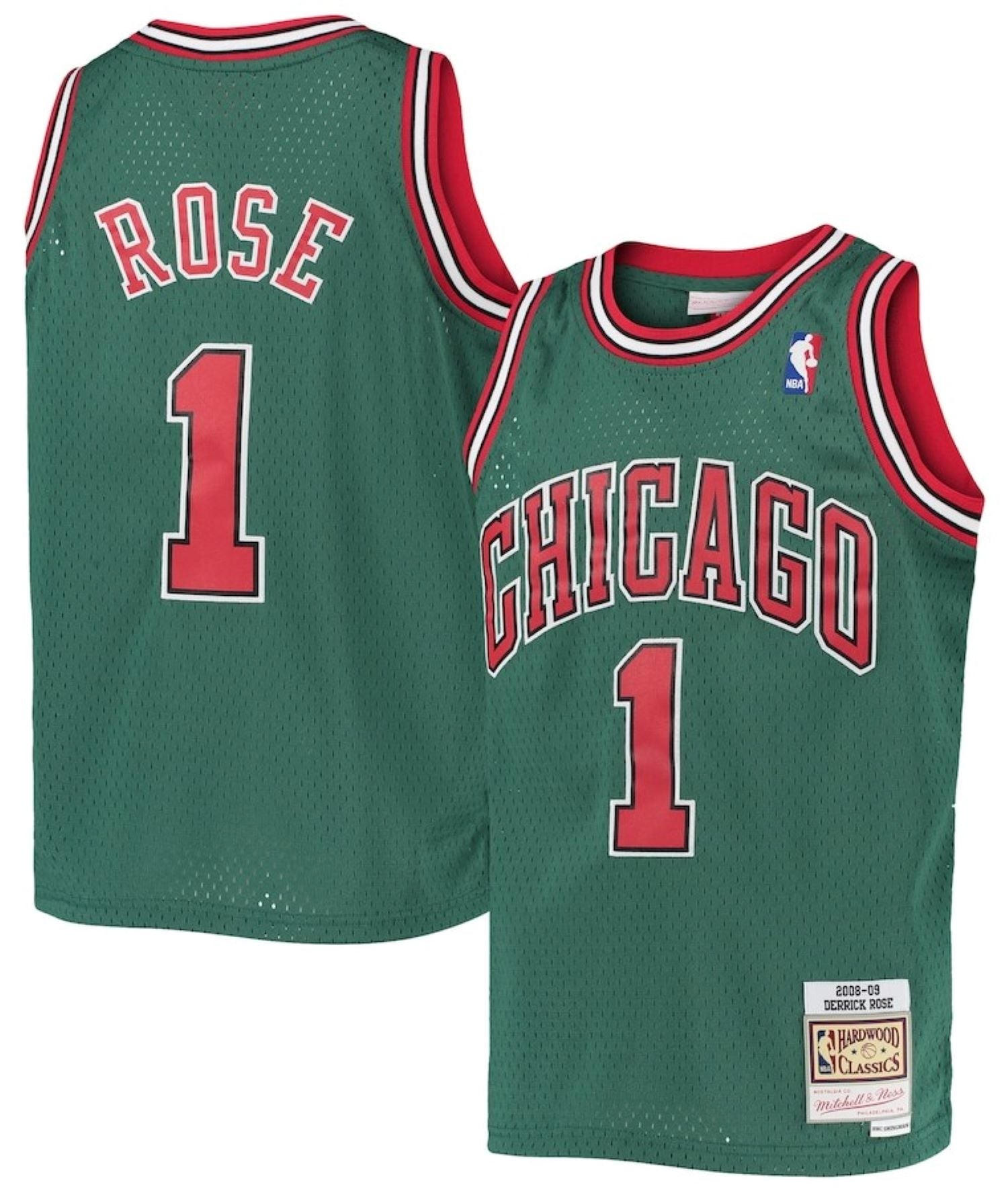 Mitchell & Ness Men's NBA Chicago Bulls Derrick Rose 2008-09 #1