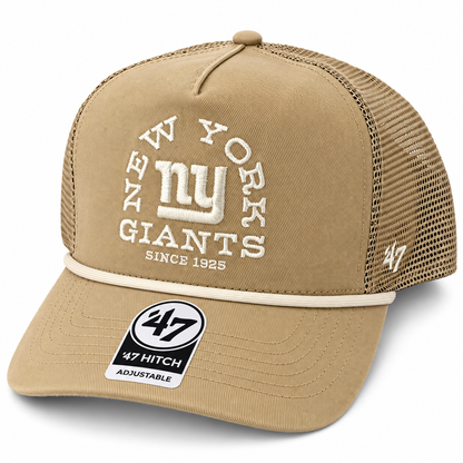 '47 brand new york giants ranchero mesh rope hitch adjustable hat
