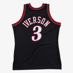 Mitchell & Ness Men's NBA Allen Iverson Philadelphia 76ers 1997/98 AUTHENTIC Jersey - Black