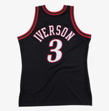 Mitchell & Ness Men's NBA Allen Iverson Philadelphia 76ers 1997/98 AUTHENTIC Jersey - Black