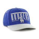 47 Hitch MLB Los Angeles Dodgers Double Header Baseline Cooperstown Snapback Hat - Blue