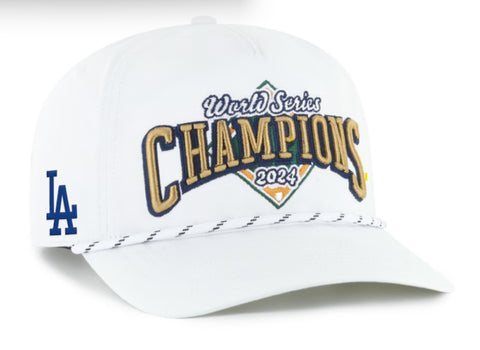 '47 MLB Los Angeles 2024 World Series Champions Hitch Cap with LA Sidepatch - White