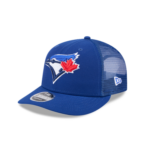 New Era 9SEVENTY MLB Toronto Blue Jays Low Profile Trucker Adjustable Snapback Hat - Royal Blue