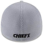 Kansas City Chiefs New Era Rubber Front 39THIRTY Flex Hat - Gray