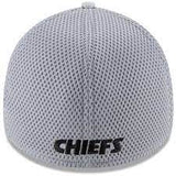 Kansas City Chiefs New Era Rubber Front 39THIRTY Flex Hat - Gray