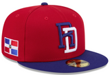 New Era 59FIFTY World Baseball Classic Team Dominican Republic 2026 Fitted Hat - Red/Blue