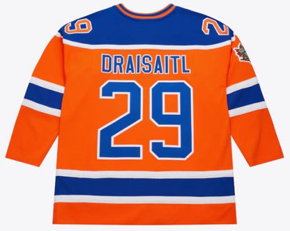Mitchell & Ness NHL Edmonton Oilers Leon Draisaitl #29 2016 Heritage Power Play Jersey - Orange