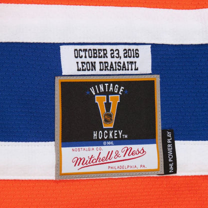 Mitchell & Ness NHL Edmonton Oilers Leon Draisaitl #29 2016 Heritage Power Play Jersey - Orange