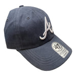 Women's Atlanta Braves '47 Brand Clean Up MLB Navy Adjustable Cap