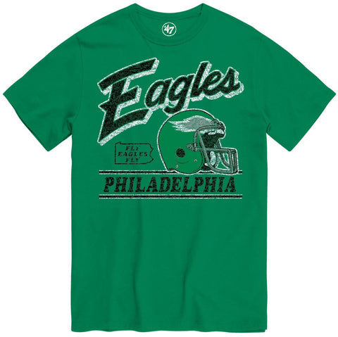'47 NFL Philadelphia Eagles Fly By T Shirt - Green