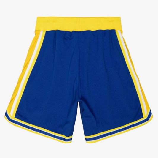 Mitchell and Ness NBA Golden State Warriors AUTHENTIC 1995/96 Shorts - Blue/Yellow