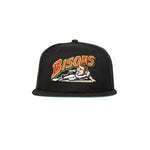 New Era Buffalo Bisons Black 59Fifty Fitted Hat (Jays Triple-A Team)
