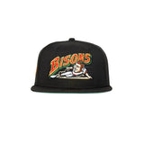 New Era Buffalo Bisons Black 59Fifty Fitted Hat (Jays Triple-A Team)