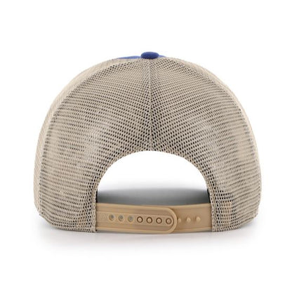 '47 NHL Edmonton Oilers Squamish Hitch Mesh Snapback Hat - Blue