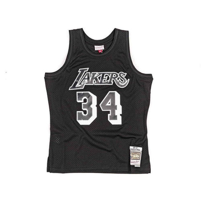 Shaquille O'Neal Los Angeles Lakers Mitchell & Ness Swingman Jersey - Black/White