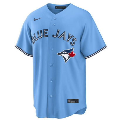 Nike Mens MLB Toronto Blue Jays Ernie Clement #22 Replica Jersey - Powder Blue