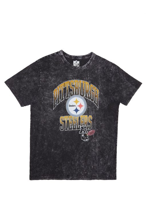 Pittsburgh Steelers Graphic Acid Wash Tee