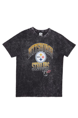 Pittsburgh Steelers Graphic Acid Wash Tee