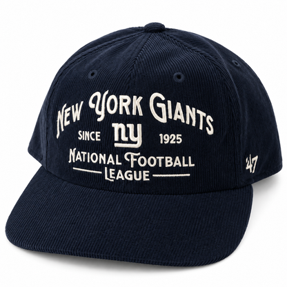47 NFL New York Giants Whitlock Captain Snapback Hat- Black