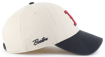 '47 MVP MLB Boston Red Sox Fairfield Adjustable Snapback Cap - Cream/Black