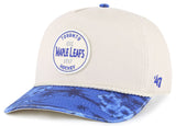 '47 Hitch Toronto Maple Leafs Fiji Rope Adjustable Hat - Beige / Blue