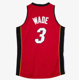 Mitchell & Ness Men's NBA Dwyane Wade Miami Heat 2006 FINALS AUTHENTIC Jersey - Red