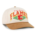 47 NHL Calgary Flames Pomona Wool Rope Hitch Adjustable Hat - Beige