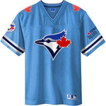 Bulletin MLB Toronto Blue Jays Cooperstown Crested Football Jersey - Powder Blue