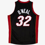 Mitchell & Ness Men's NBA Shaquille O'Neal Miami Heat 2006 FINALS AUTHENTIC Jersey - Black