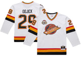 Mitchell & Ness NHL Gino Odjick Vancouver Canucks 1994/95 25th Anniversary Power Play Jersey- White