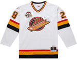 Mitchell & Ness NHL Gino Odjick Vancouver Canucks 1994/95 25th Anniversary Power Play Jersey- White