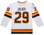 Mitchell & Ness NHL Gino Odjick Vancouver Canucks 1994/95 25th Anniversary Power Play Jersey- White