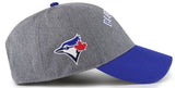 '47 MVP MLB Toronto Blue Jays Granite Script Two Tone Adjustable Snapback Hat - Grey/Blue