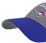 '47 MVP MLB Toronto Blue Jays Granite Script Two Tone Adjustable Snapback Hat - Grey/Blue