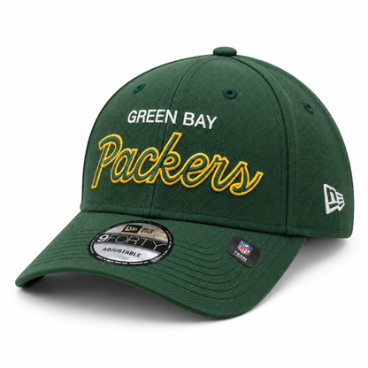 New Era 9FORTY NFL Core Script Team Adjustable Snapback Hat