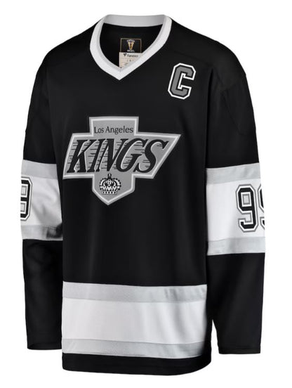 Wayne Gretzky Los Angeles Kings Fanatics Premier Breakaway Retired Player Jersey - Black