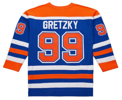 Mitchell & Ness NHL Edmonton Oilers Wayne Gretzky Vintage 1986-87 Power Play Jersey - Blue/Orange