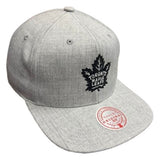 Mitchell & Ness NHL Toronto Maple Leafs Original Fit Adjustable Snapback Hat - Grey