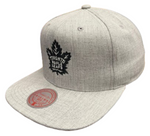Mitchell & Ness NHL Toronto Maple Leafs Original Fit Adjustable Snapback Hat - Grey