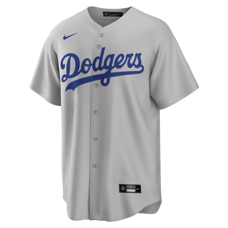 Men's MLB Los Angeles Dodgers Shohei Ohtani Kanji Nike Grey