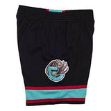 Vancouver Grizzlies Mitchell & Ness 2001-02 Hardwood Classics Swingman Shorts - Black and Teal