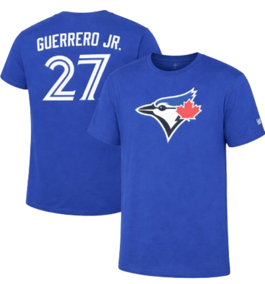 New Era MLB Toronto Blue Jays Player Names & Numbers T-Shirt - Royal Blue