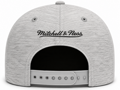 Mitchell & Ness NHL Montreal Canadiens Primary Logo Adjustable A-Frame Snapback - Heather Grey