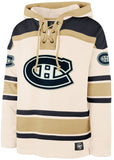 '47 NHL Montreal Canadiens Tri Nilley Superior Lace Hoodie - Cream