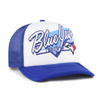 Toronto Blue Jays MLB '47 Foam Hang Out Trucker Adjustable Hat - Royal Blue and White