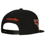 Detroit Tigers MLB Mitchell & Ness Team Classic Snapback Coop - Black