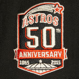 Houston Astros MLB Mitchell & Ness Team Classic Snapback Coop - Black