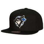 Toronto Blue Jays MLB Mitchell & Ness Team Classic Snapback Coop - Black