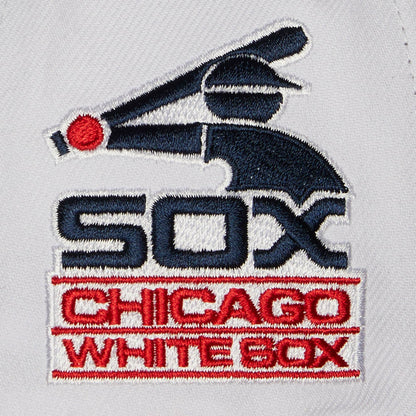 Chicago White Sox MLB Mitchell & Ness Evergreen Pro Snapback Coop - White